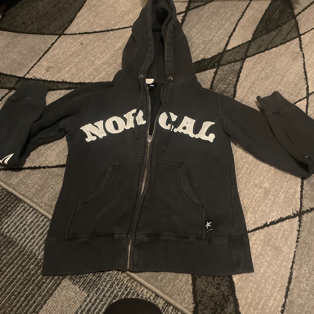 NorCal Black Zip Up